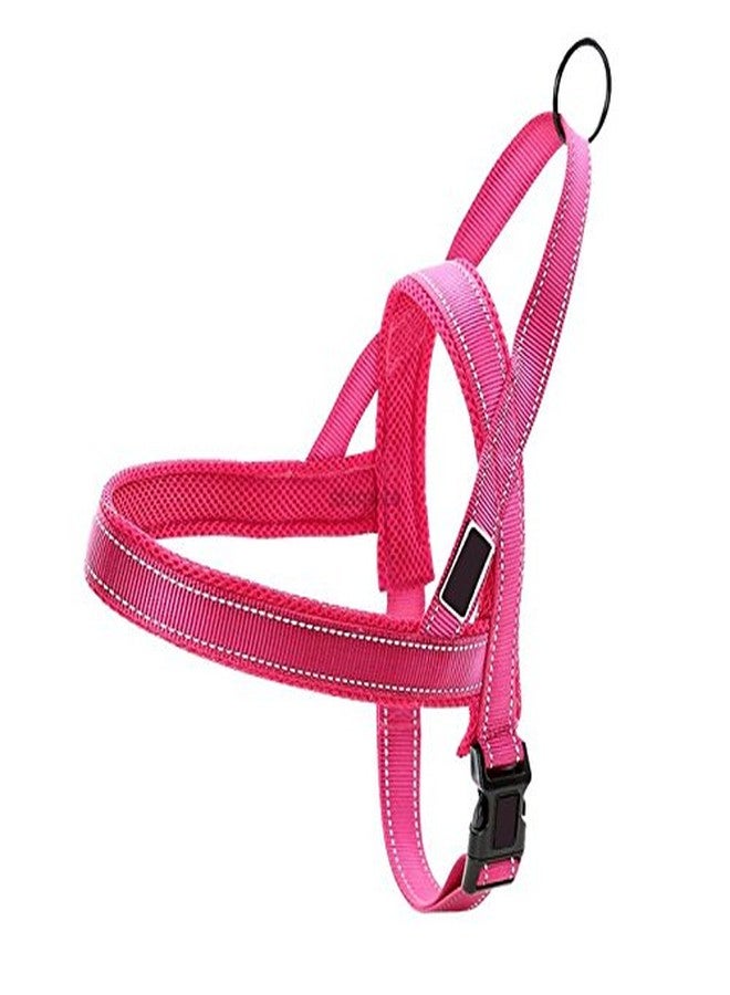 Futaba No Pull Nylon Quick Fit Reflective Dog Harness - Pink- Medium - Image 2
